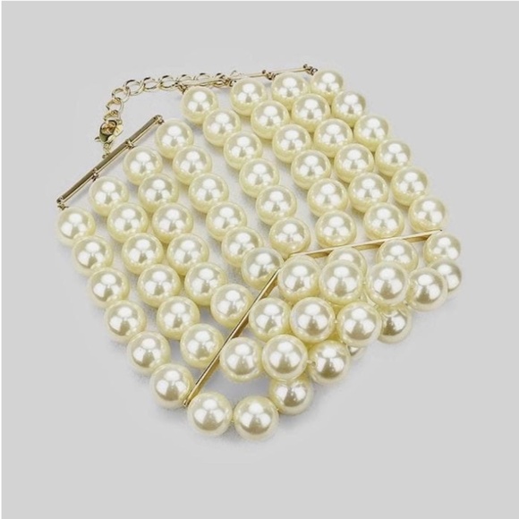 TruFace by Grace Multi-Strand Pearl Choker with Earrings - Picture 2 of 2